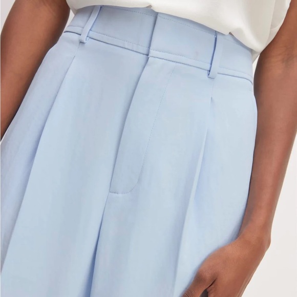 Everlane Japanese GoWeave Way-High® Tapered Pant Light Blue Size 14 - Picture 4 of 12